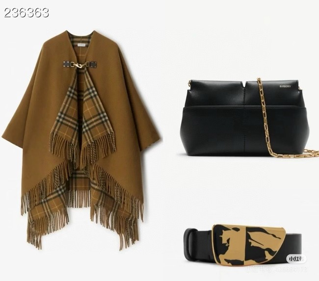 Burberry Cape Double-sided cashmere KY142