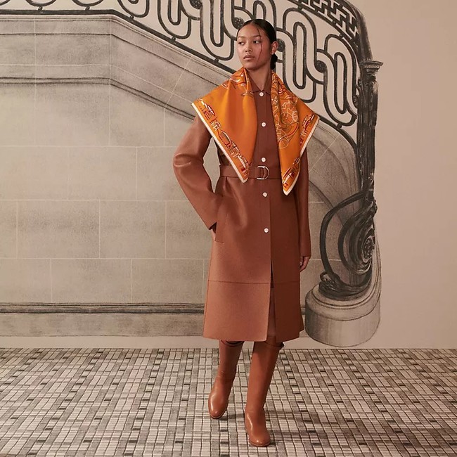 Hermes 90 Square Scarf Silk Twill KY166