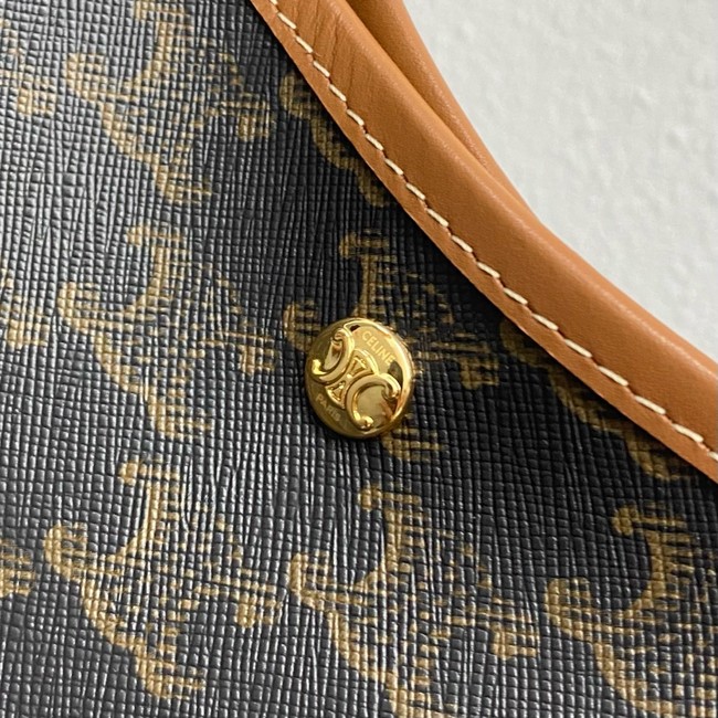 Celine IN TRIOMPHE CANVAS AND CALFSKIN 8875 TAN