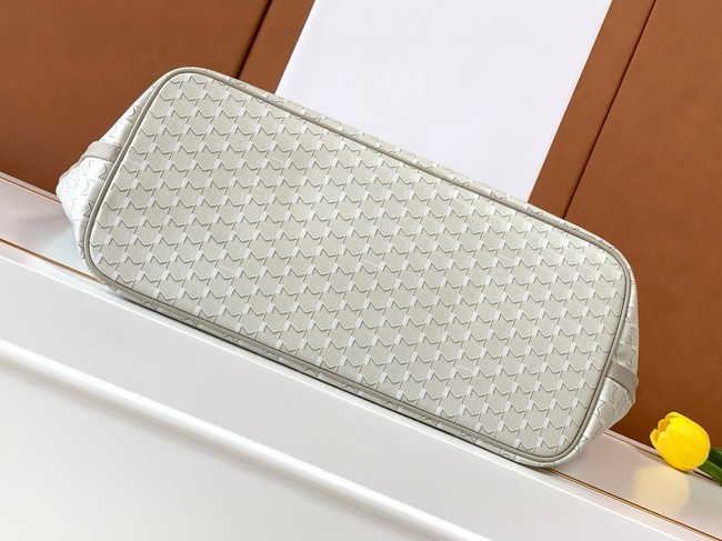 Goyard Calfskin Leather Tote Bag GM 3365 gray