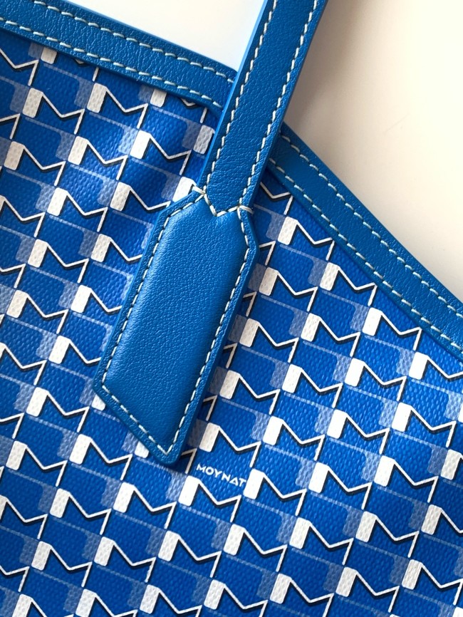 Goyard Calfskin Leather Tote Bag PM M8003 blue