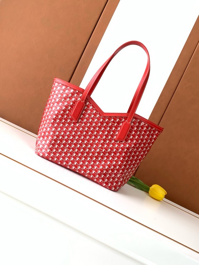 Goyard Calfskin Leather Tote Bag PM M8003 red