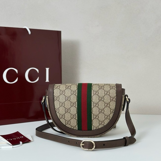 GUCCI Ophidia small shoulder bag 838476 brown