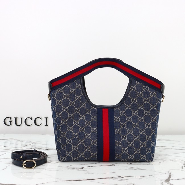 Gucci Giglio small tote bag 860845 blue