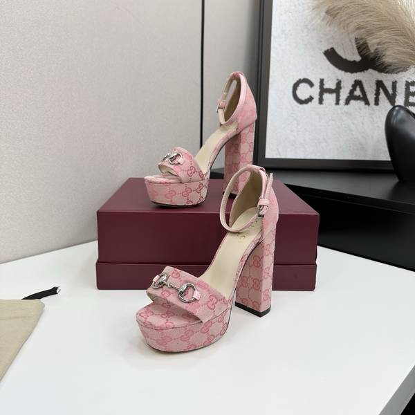 Gucci Shoes GUS00877 Heel 13CM