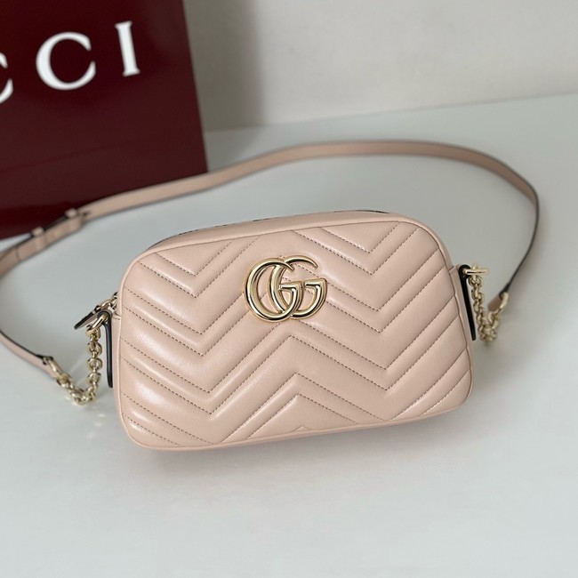 Gucci GG Marmont small camera bag 855273 pink