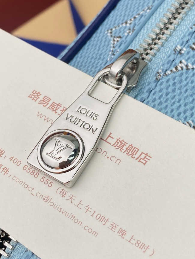 Louis Vuitton Trocadero Wearable Wallet M14253 light blue