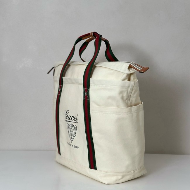 Gucci large tote bag 816863 white