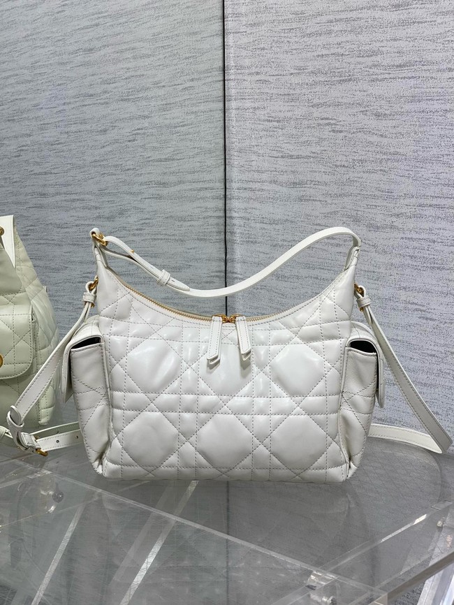 Dior Medium D-Dream Bag Macrocannage Lambskin M6323UU Latte