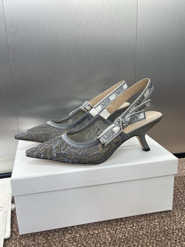 JAdior Slingback Pump Cotton Embroidered KCV367DLN-3