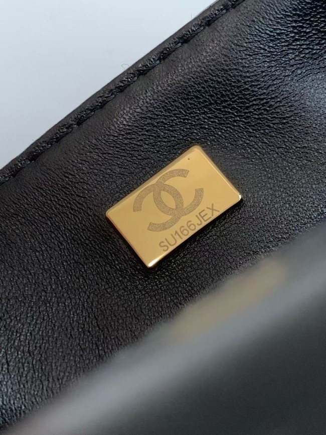 CHANEL mini Shoulder Bag Lambskin AS5148 black