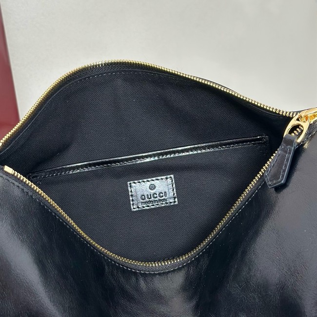 Gucci Half Horsebit medium shoulder bag 860787 BLACK