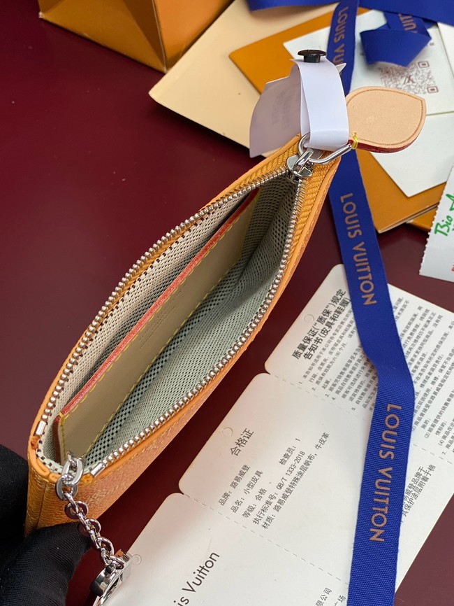 Louis Vuitton NEW Key Pouch S M27141 yellow