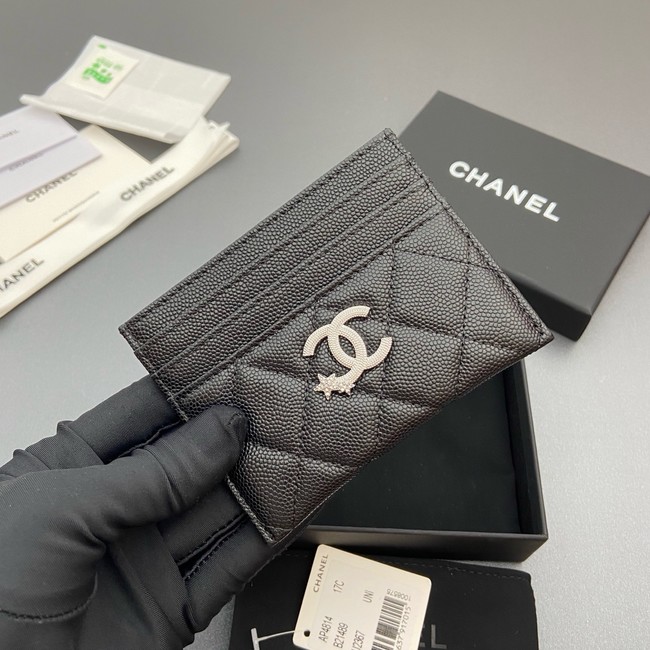 Chanel Classic Card Holder AP4814 black