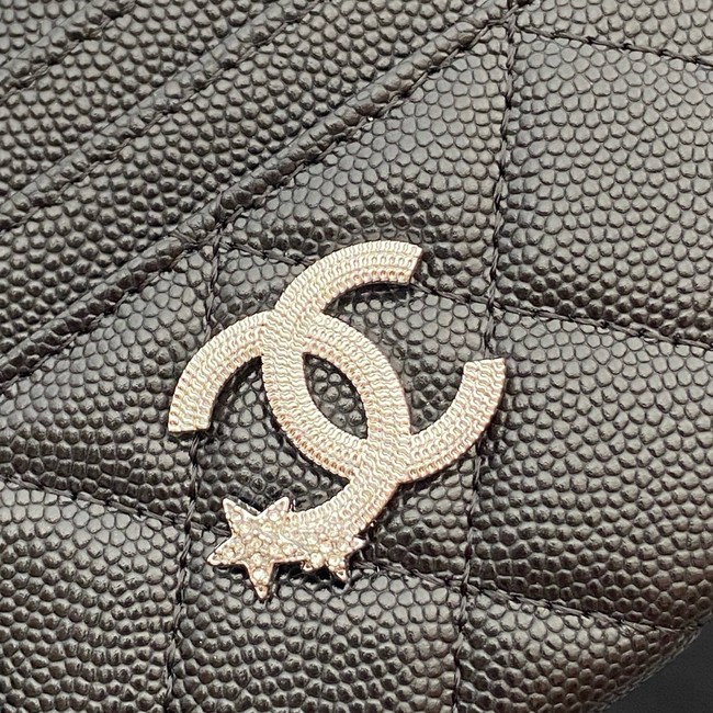 Chanel Classic Card Holder AP4814 black
