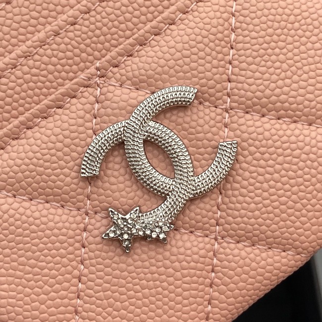 Chanel Classic Card Holder AP4814 pink