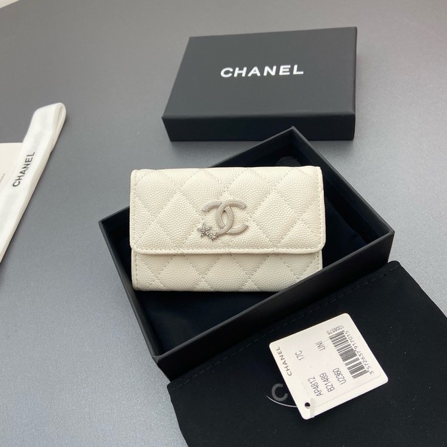 Chanel Flap Card Holder AP4812 Cream