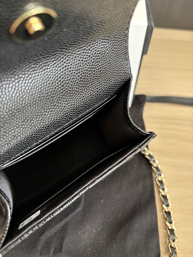 CHANEL Clutch With Chain 96183 black