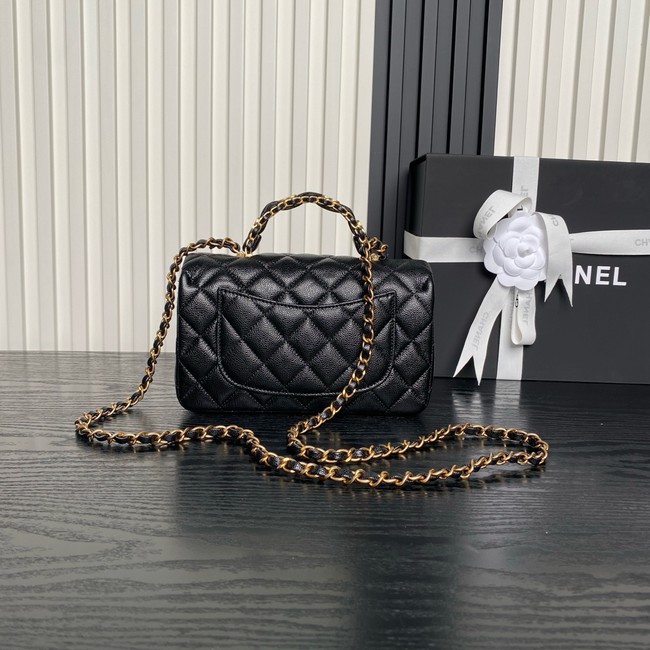 CHANEL Clutch With Chain AS2701 black&gold Metal