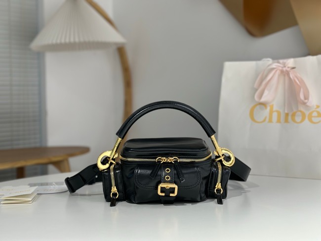 Chloe Soft leather bowling bag W0653 black