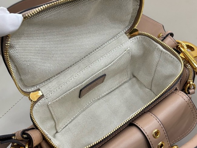 Chloe Soft leather bowling bag W0653 pink