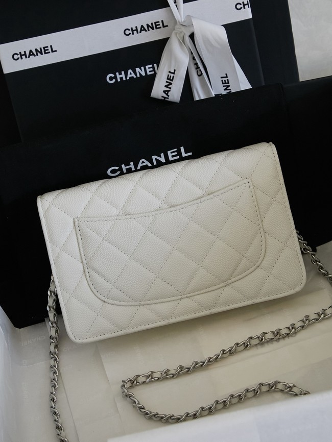 CHANEL Wallet On Chain AP3723 Cream