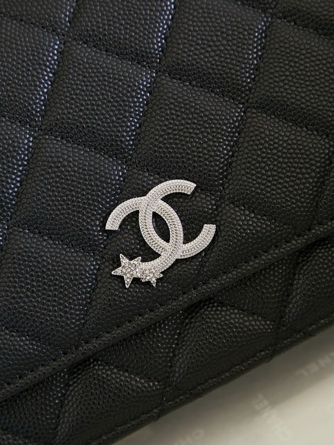 CHANEL Wallet On Chain AP3723 black