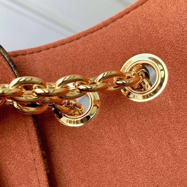 Louis Vuitton Monogram Canvas Shoulder Bag M27065 brown