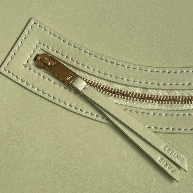 Celine FLAT CABAS NEW LUGGAGE IN GLOSSY CALFSKIN 123963 CITRUS