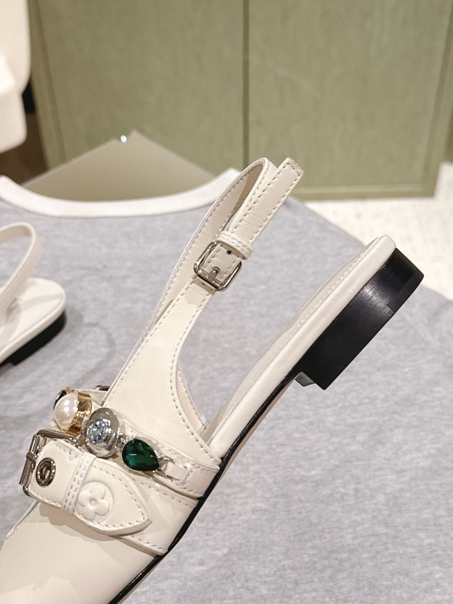 Louis Vuitton LV Vibe Slingback Flat Ballerina 1AHNAN-1