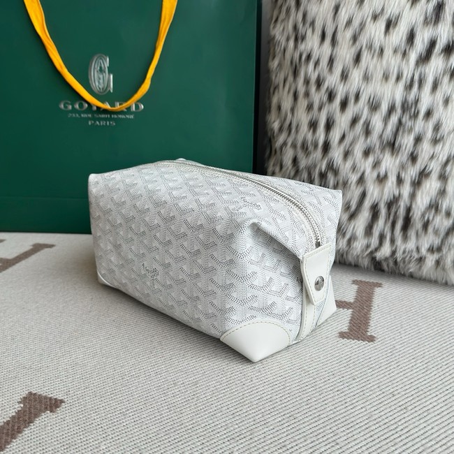 Goyard Bowling 25 Wash bag N025 white