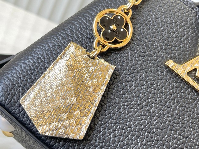Louis Vuitton Capucines Mini M89369 black&gold Snake skin
