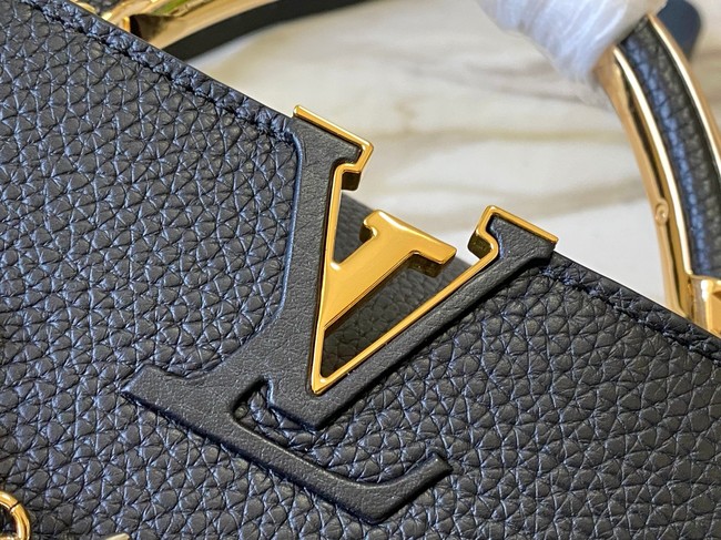 Louis Vuitton Capucines East-West Mini M26345 black