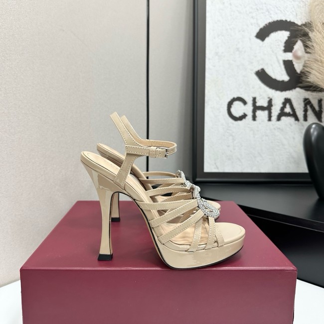 GUCCI Womens pump with crystal Interlocking G 21045-6