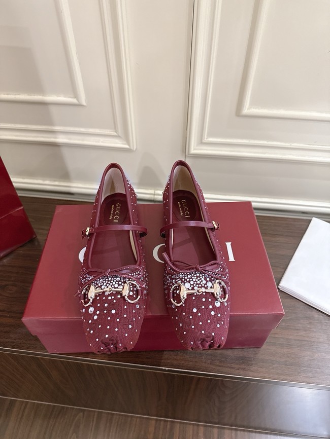 GUCCI Womens Vittoria ballerina 21068-3