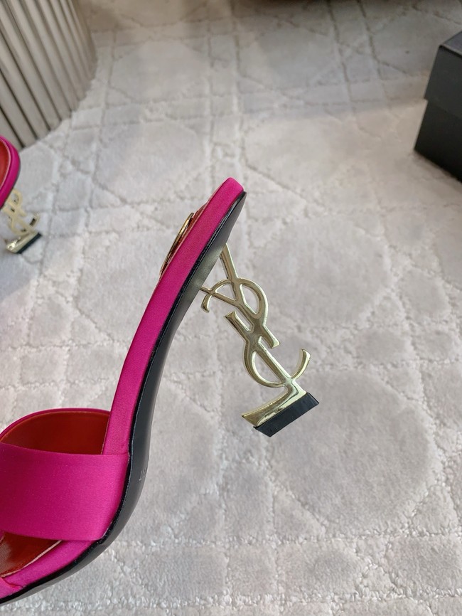 Saint Laurent CHANDELLE mules in satin crepe 15518-1