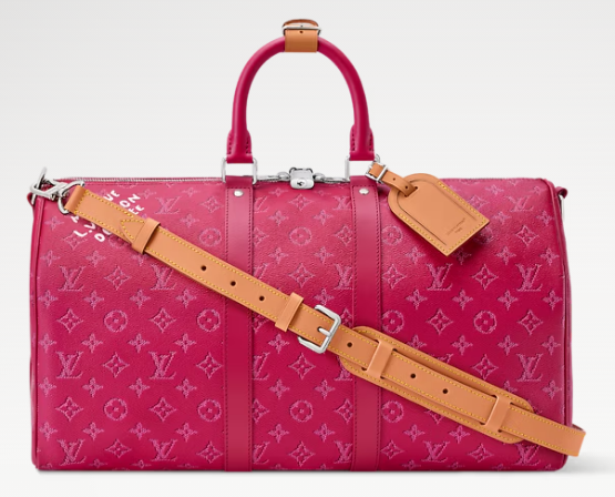 Louis Vuitton Keepall Bandouliere 45 M26868 Pondichery Pink