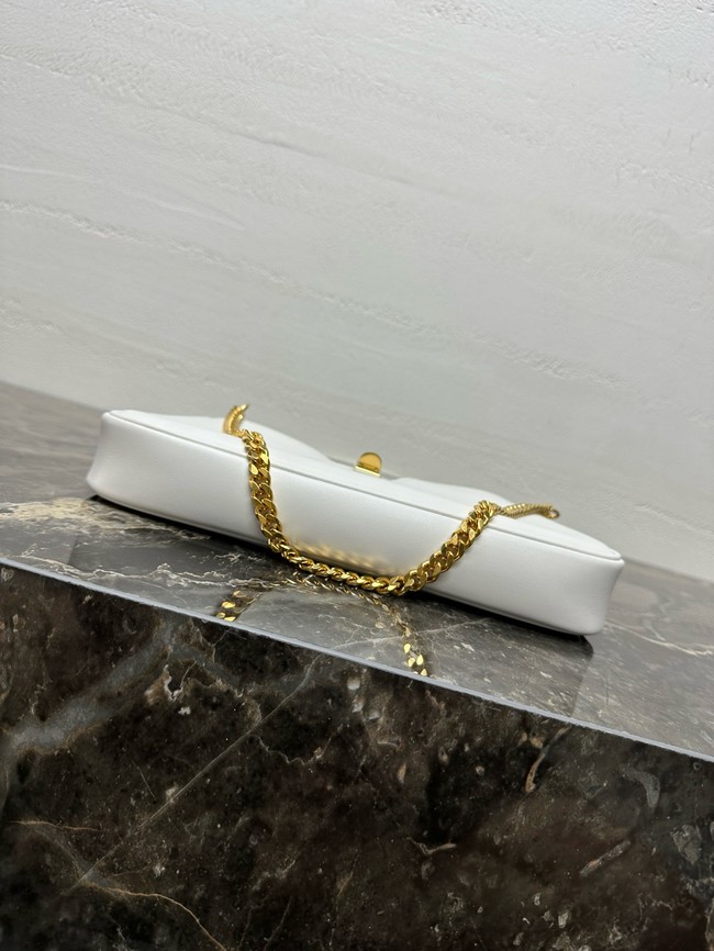 Celine SHOULDER CAMILLE 16 SOFT IN SMOOTH CALFSKIN 122073 white