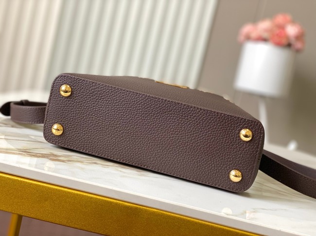 Louis Vuitton Capucines MM M23331 Chocolate&Crystal