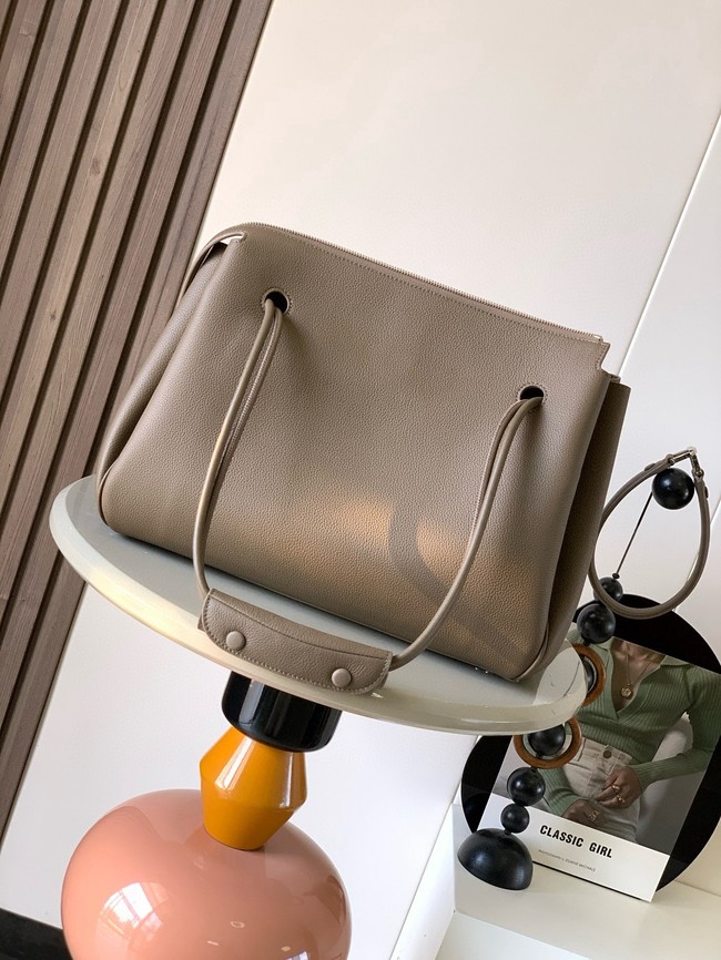 Loewe Large soft calfskin leather Madrid bag 9148 dark gray