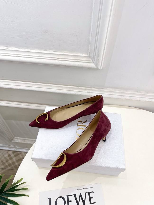 Dior Initials Pump Suede Goatskin 55746-2