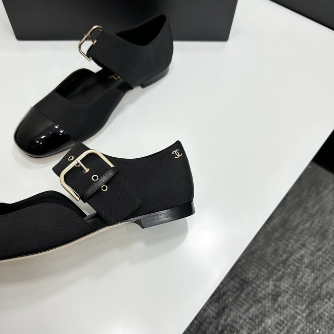 Chanel Mary Janes Grosgrain & Patent Calfskin G47028-1