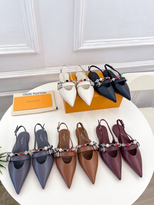 Louis Vuitton Vibe Slingback Flat Sandal  66897-4