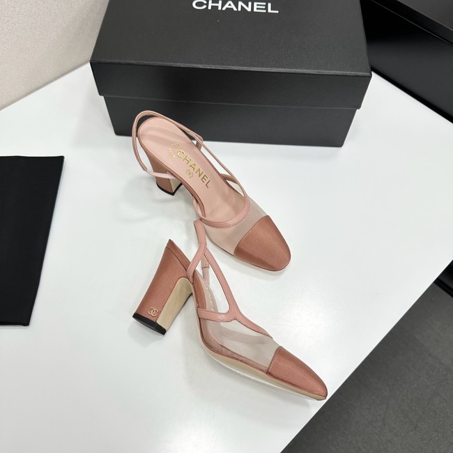 Chanel Slingbacks Mesh & Grosgrain 66937-4