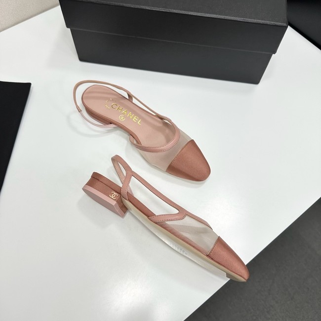 Chanel Slingbacks Mesh & Grosgrain 66938-3