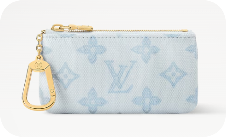 Louis Vuitton Key Pouch M27674 Bleu Courrier