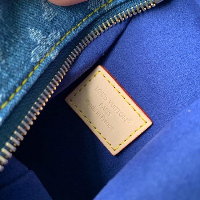 Louis Vuitton Side Trunk MM M57450 Blue Denim