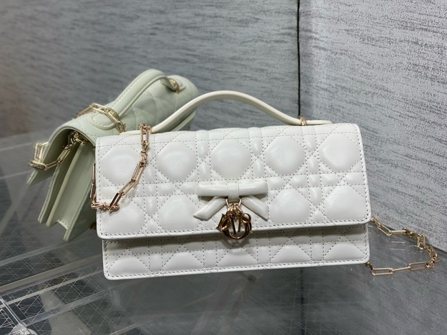 My Dior Mini Bag Cannage Lambskin S0984PU Latte