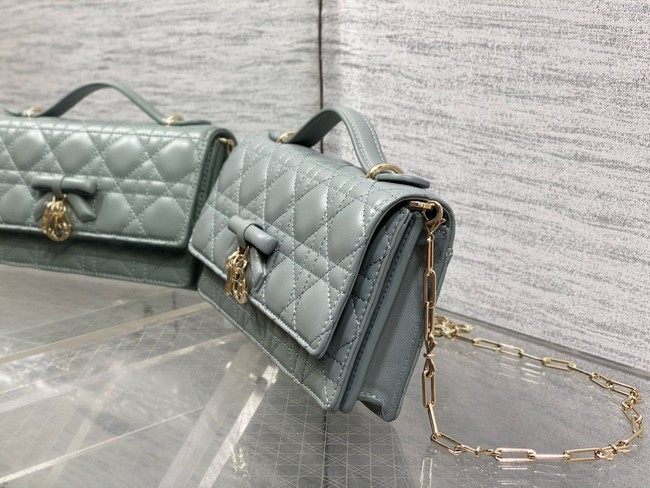 My Dior Mini Bag Cannage Lambskin S0984PU gray