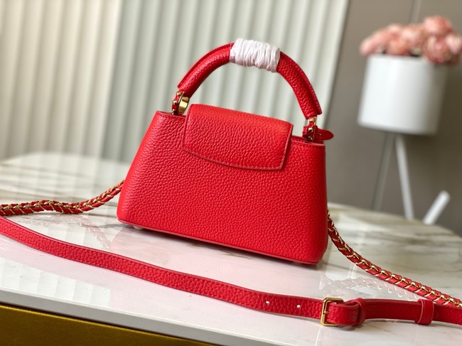 Louis Vuitton Capucines BB M27301 red